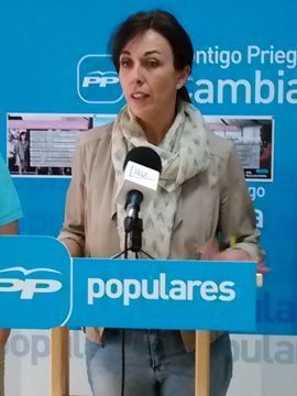 Ceballos, durante su comparecencia ante los medios. (Foto: R. Cobo)