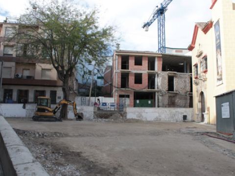 ASpecto actual que presenta la plaza de San Pedro. (Foto: R. Cobo)
