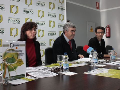María Luisa Ceballos, Francisco Serrano y Jaime Castillo durante la presentación del evento. (Foto: R. Cobo)