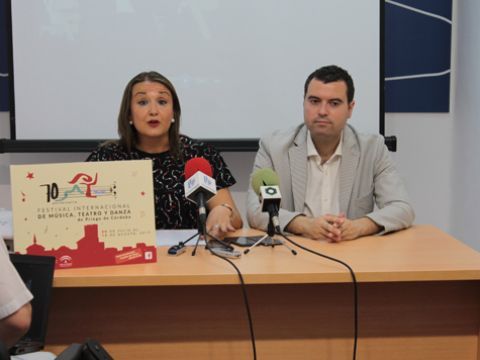 Bermúdez y Mármol durante la rueda de prensa ofrecida esta mañana. (Foto: R. Cobo)