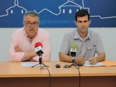 Musachs y López esta mañana durante su comparecencia ante los medios. (Foto: R. Cobo)