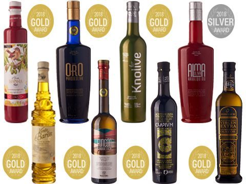 Aceites premiados en el certamen de New York. (Foto: Cedida)