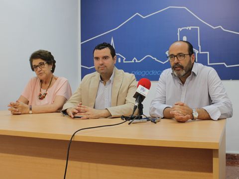 Rodríguez, Mármol y Adame. (Foto: R. Cobo)