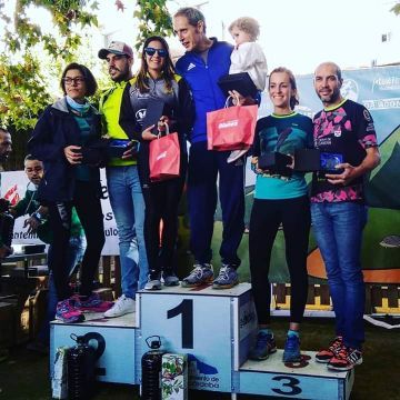 Podio del trail corto. (Foto: Marta Vergillos)