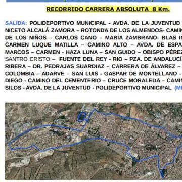 Imagen del nuevo recorrido y las calles por las que pasará la carrera. (Foto: Cedida)