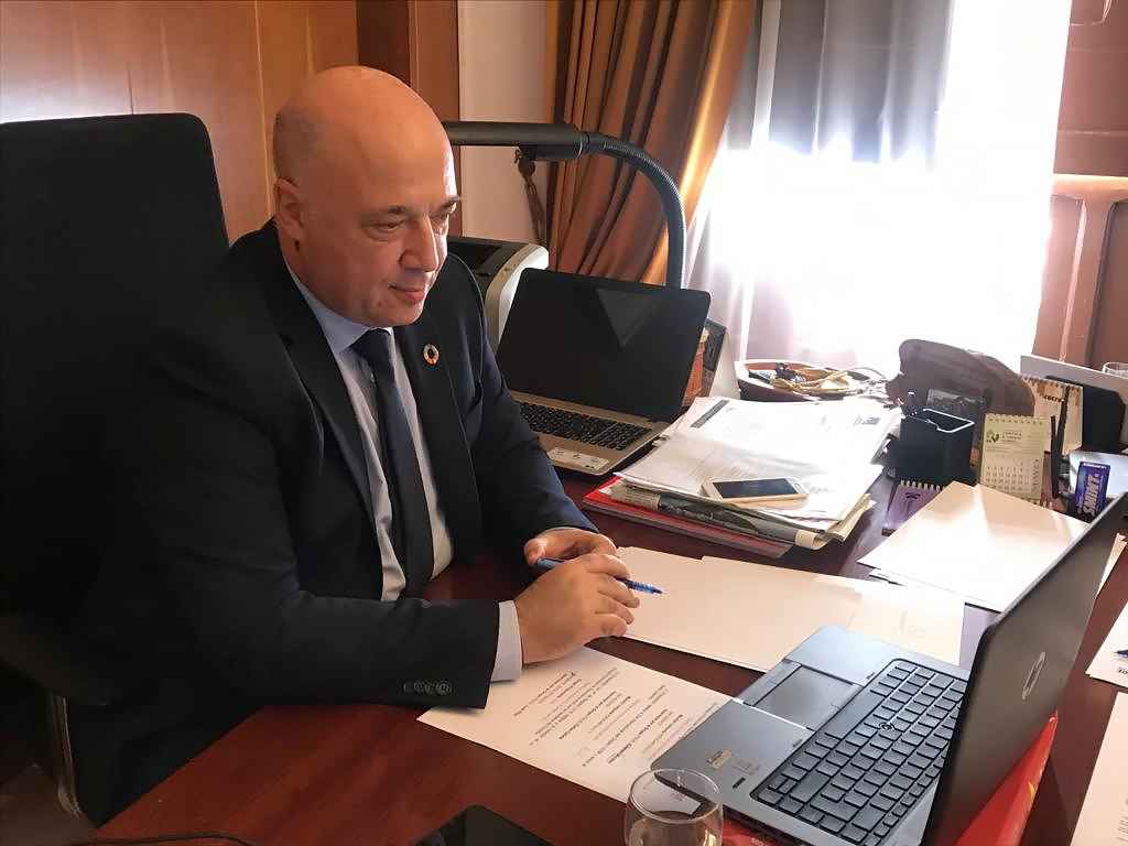 Antonio Ruiz durante el desarrollo de la sesión.