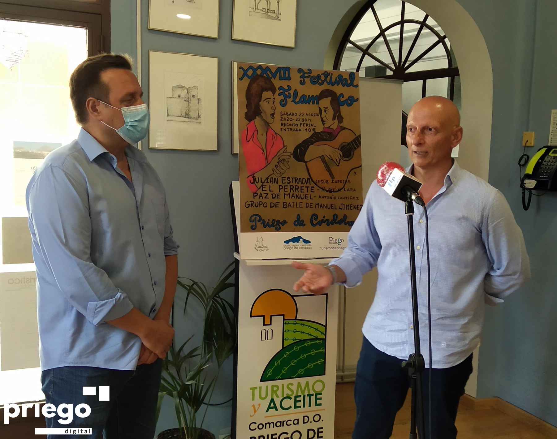 Ibáñez y Jiménez durante la presentación.