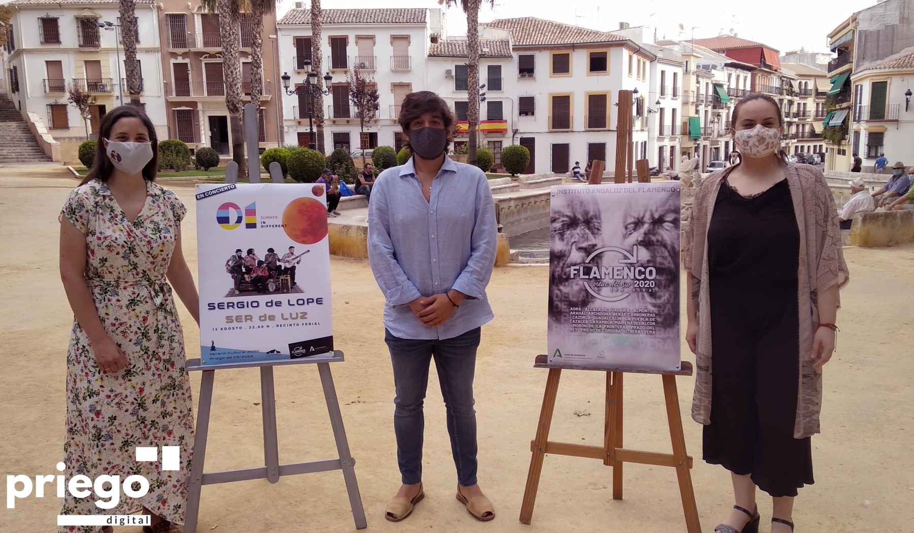 Cristina Casanueva, Sergio de Lope y Jezabel Ramírez.