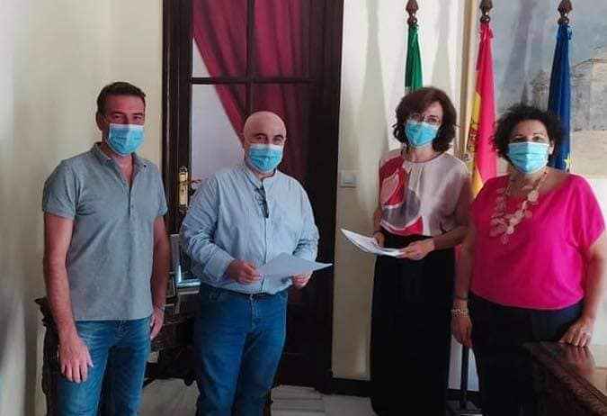 Pablo Ruiz, José Luis Momparler, Mª Luisa Ceballos e Isabel Mª Navas.