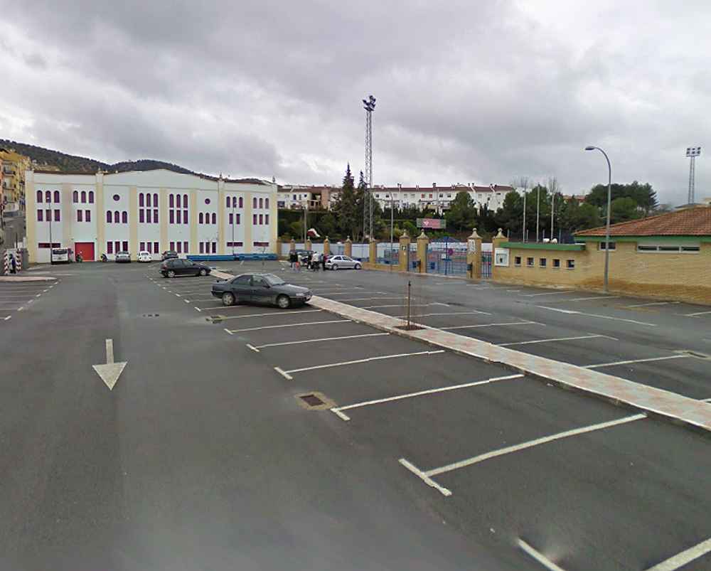 Aparcamiento de la Ciudad Deportiva.