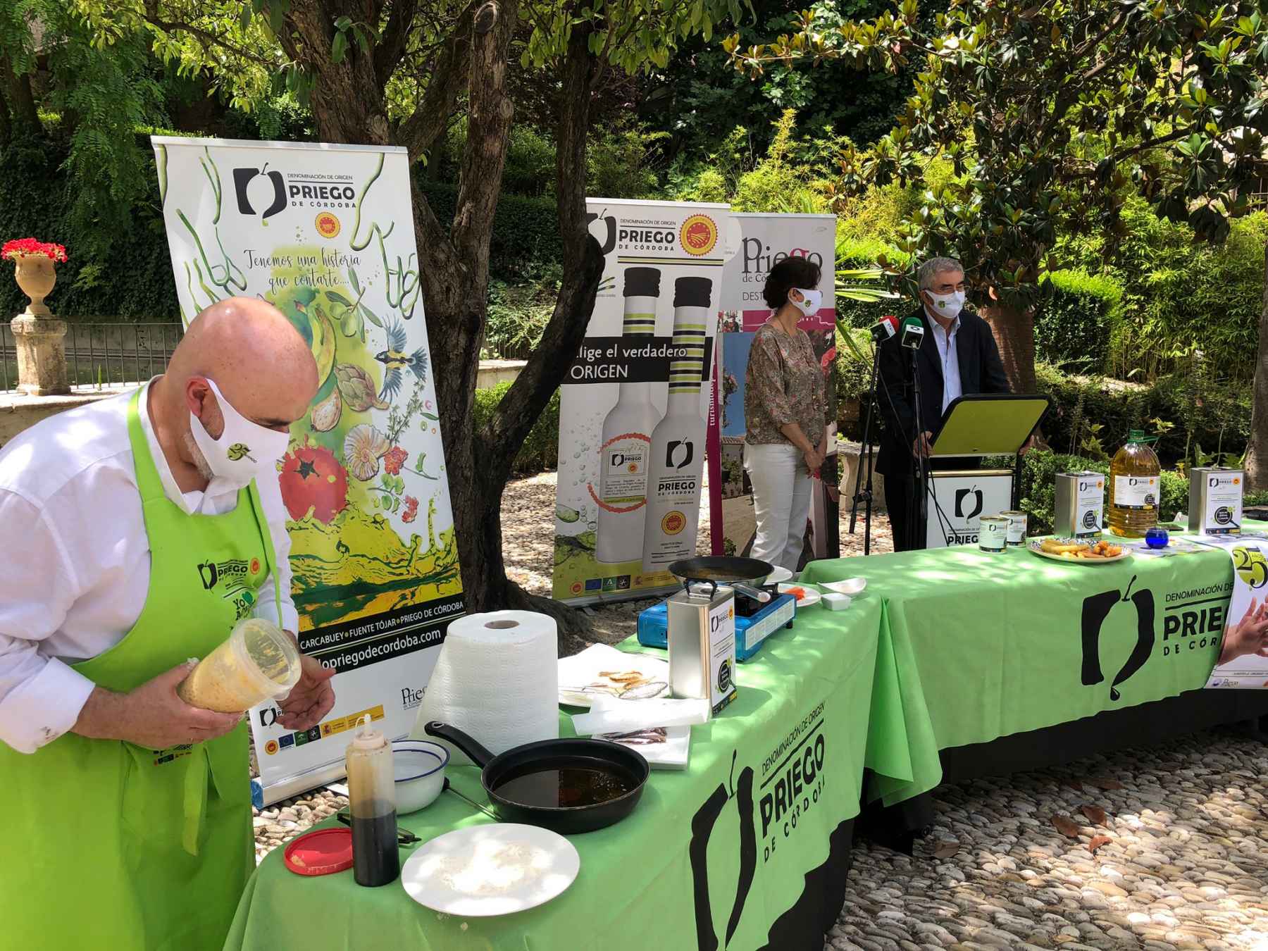 La presentación de los actos se ha celebrado en el Huerto de las Infantas.