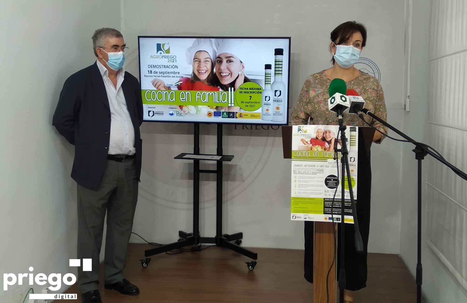 Serrano y Ceballos durante la presentación de esta quinta edición.