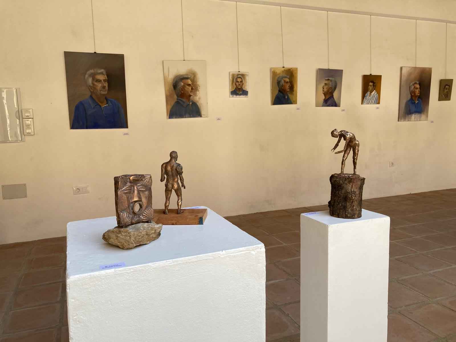 Varias de las obras expuestas en Carnicerías Reales.