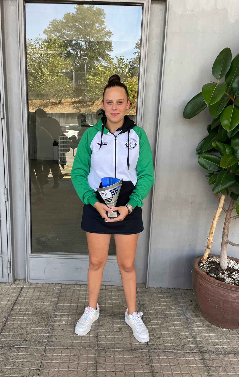 Lucía López, jugadora del Vidrioservice Priego.