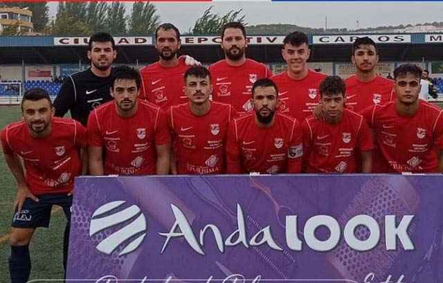 Once inicial del Priego C.F. en un partido disputado en casa.
