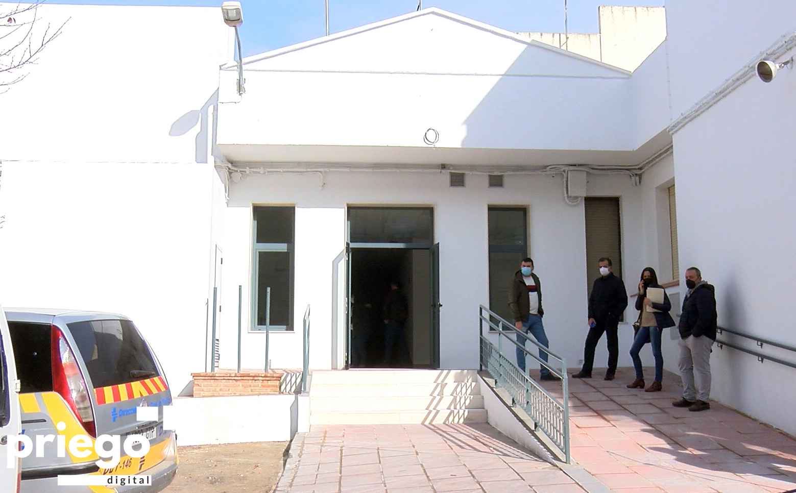 Exterior de la jefatura de la Policía Local.