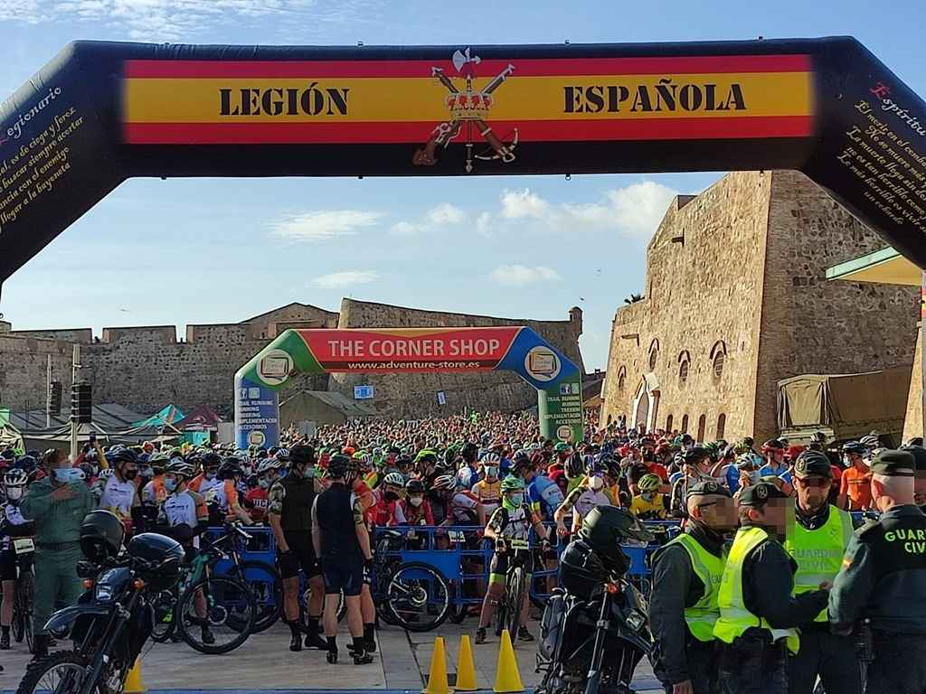Zona de salida de la prueba.
