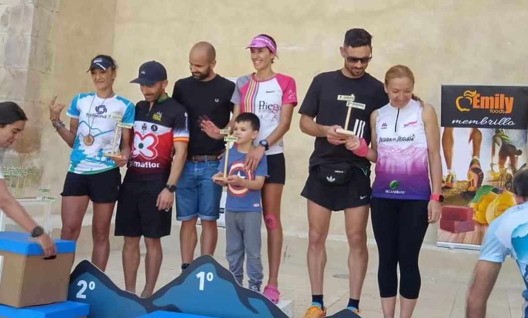 Podio masculino y femenino de la prueba.