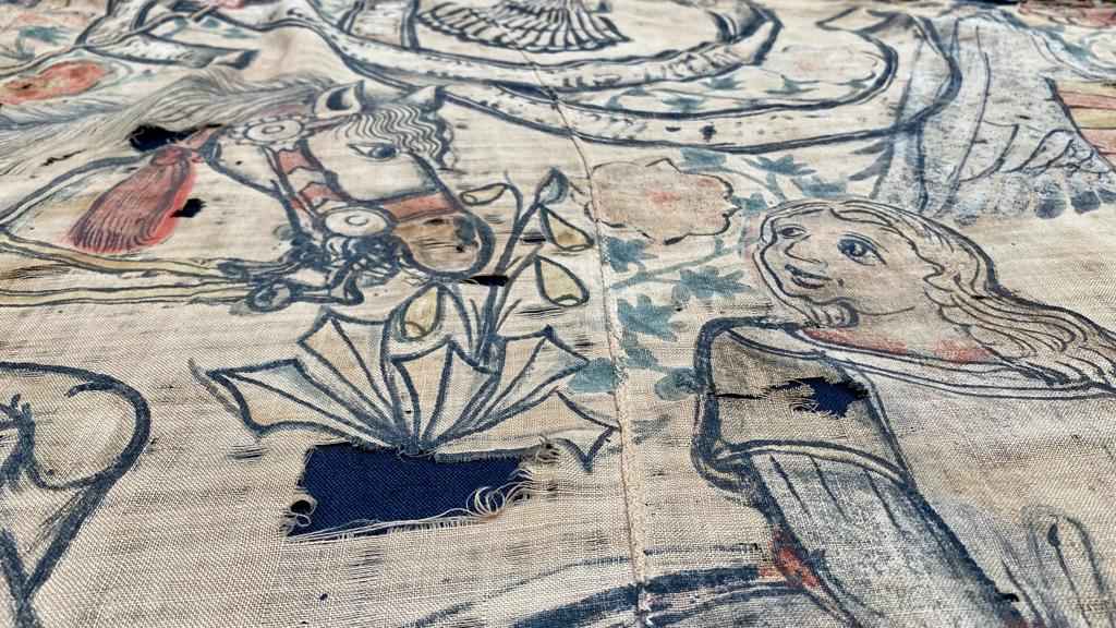 Un detalle del estado en el que se encuentra la pieza.