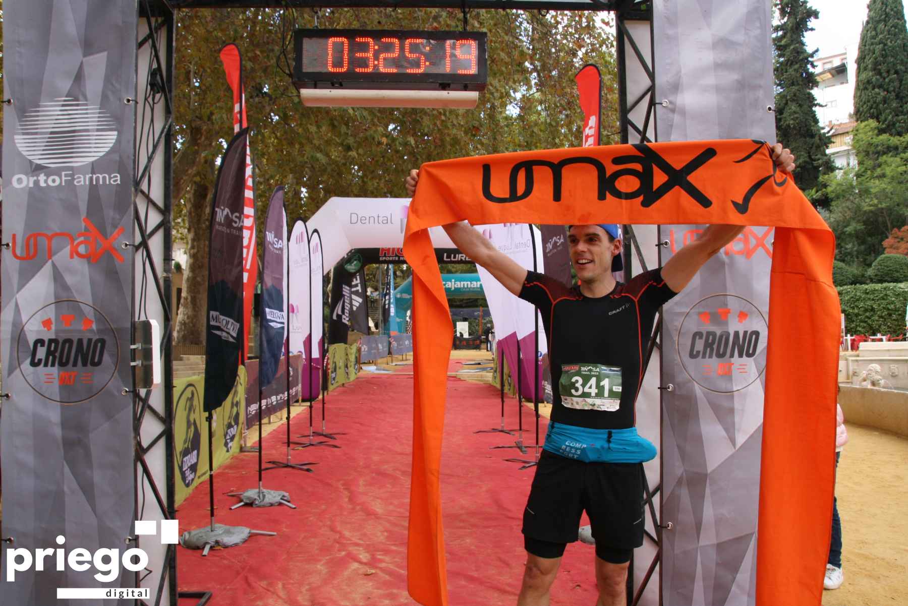 Primer clasificado trail.