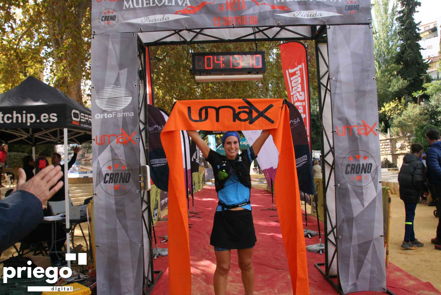 Primera clasificada trail.