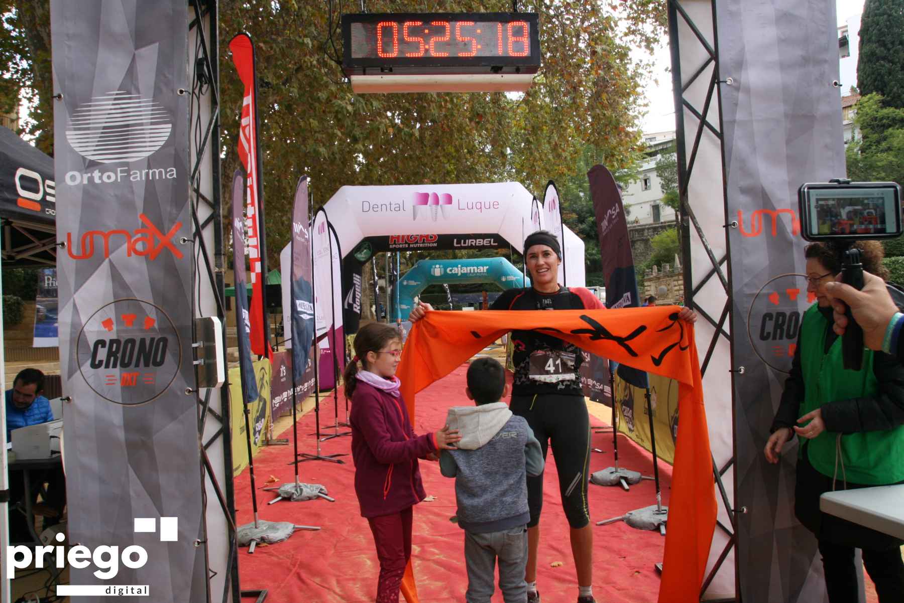 Primera clasificada maratón.