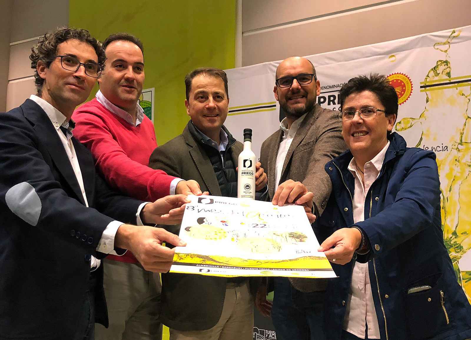 Jaime Castillo, Juanra Valdivia, Rafael Muela, Juan Miguel Sánchez, y Marife Muñoz.