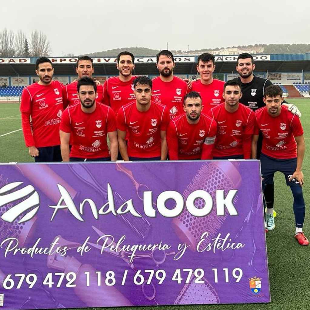 Formación del Priego C.F. en el partido del pasado fin de semana.