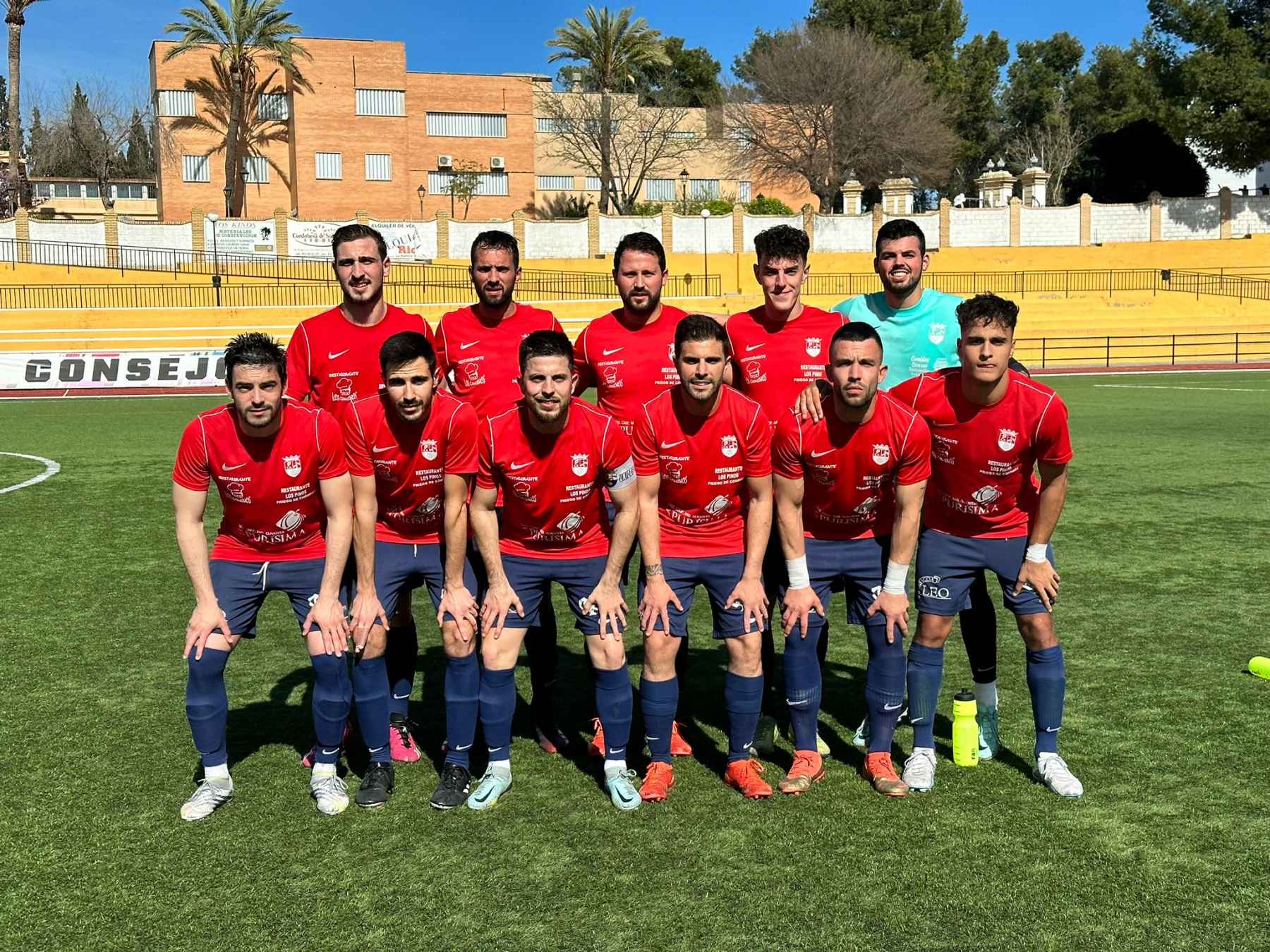 Once inicial del Priego CF ante La Rambla.