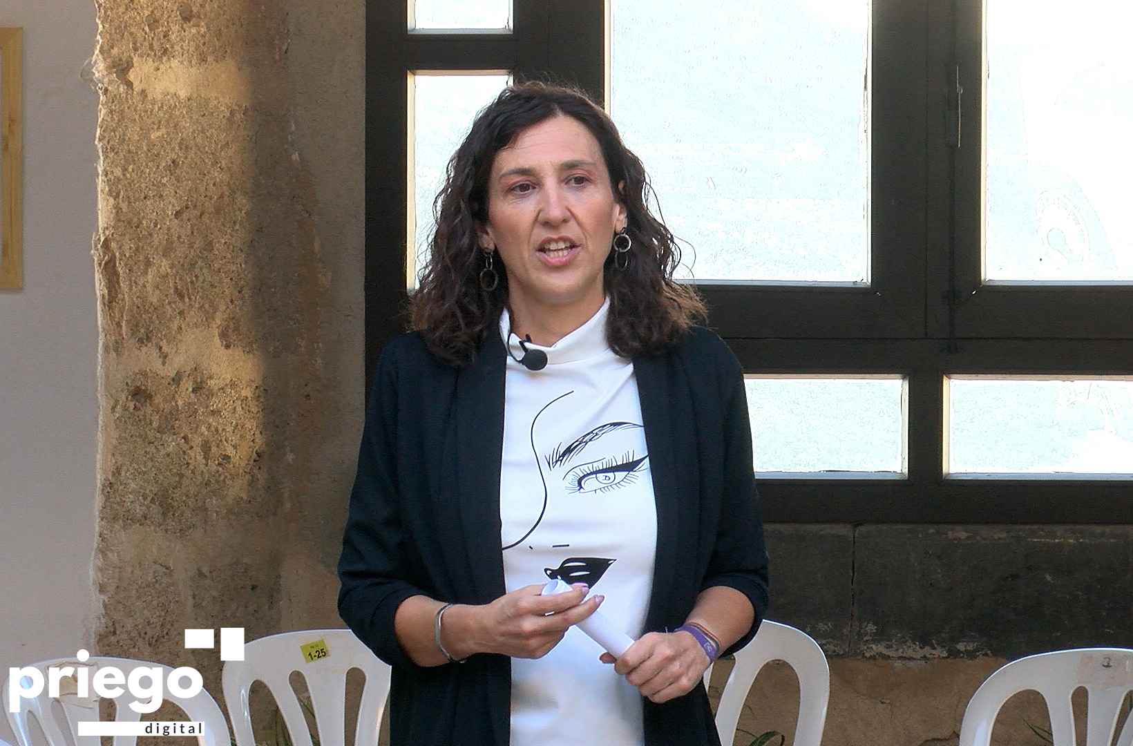 Vanesa Tauste durante su intervención.