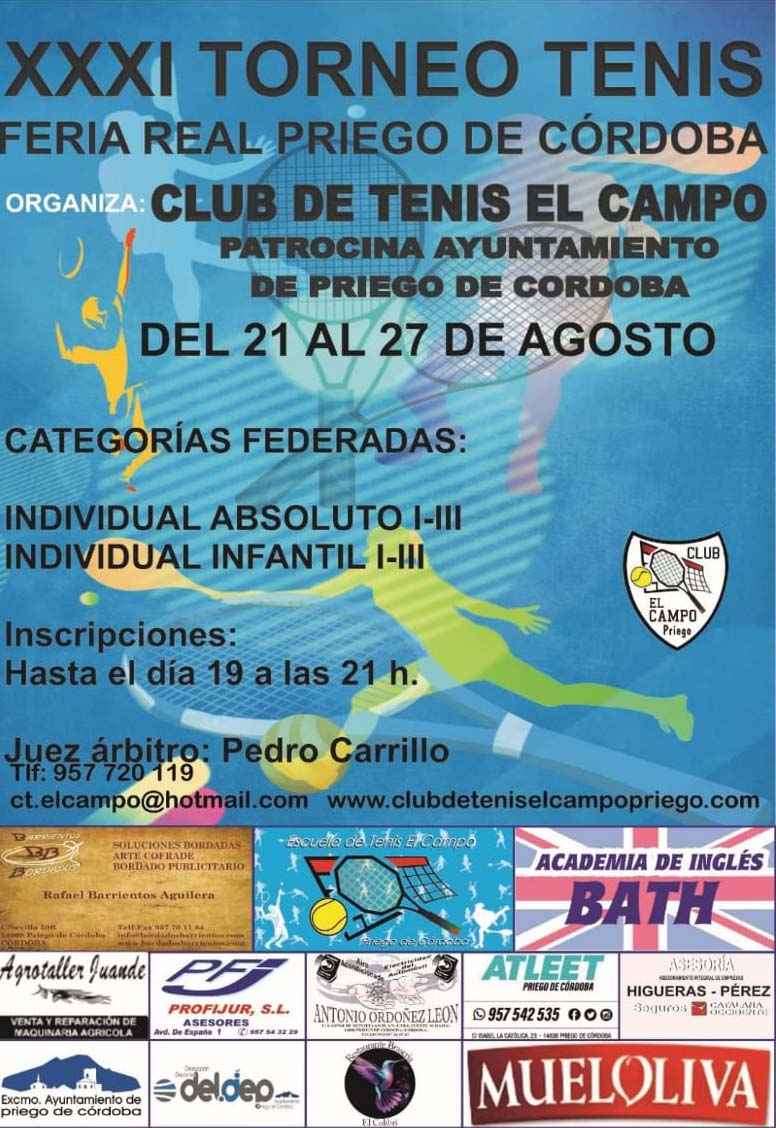 Cartel anunciador del torneo.