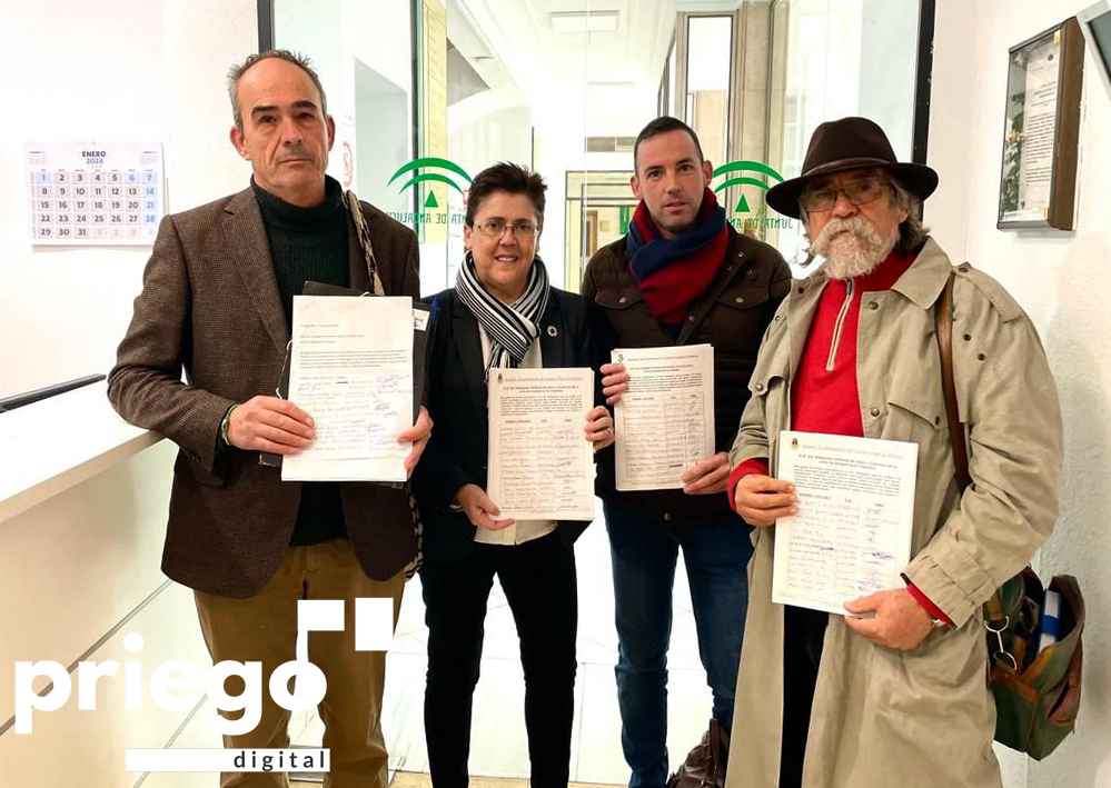 Antonio Llamas, Mari Fe Muñoz, Justo Antonio Muñoz y Juan Almendros.