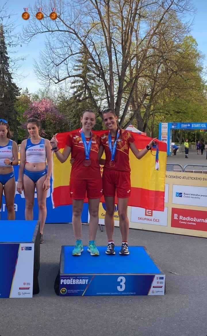 Podio sub20 femenino.