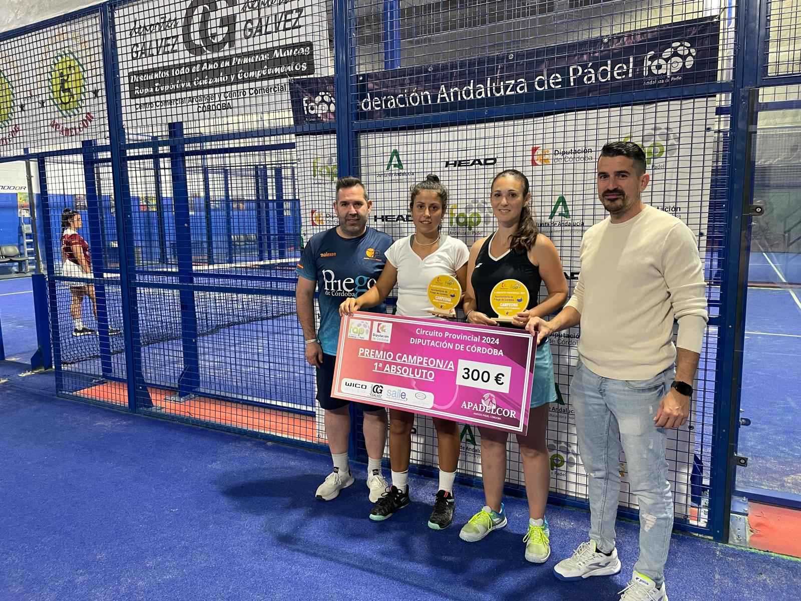 Ganadoras absoluto femenino.