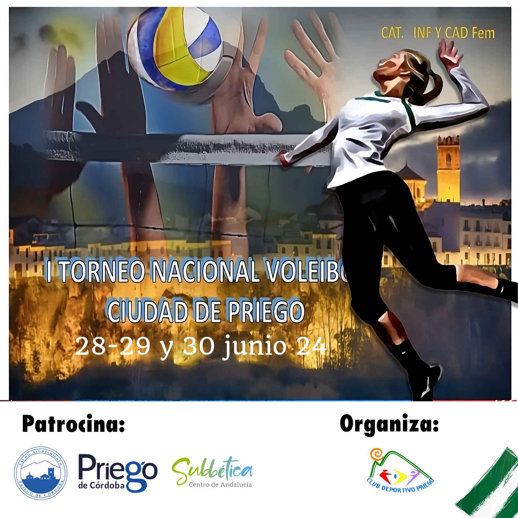 Cartel anunciador del torneo.