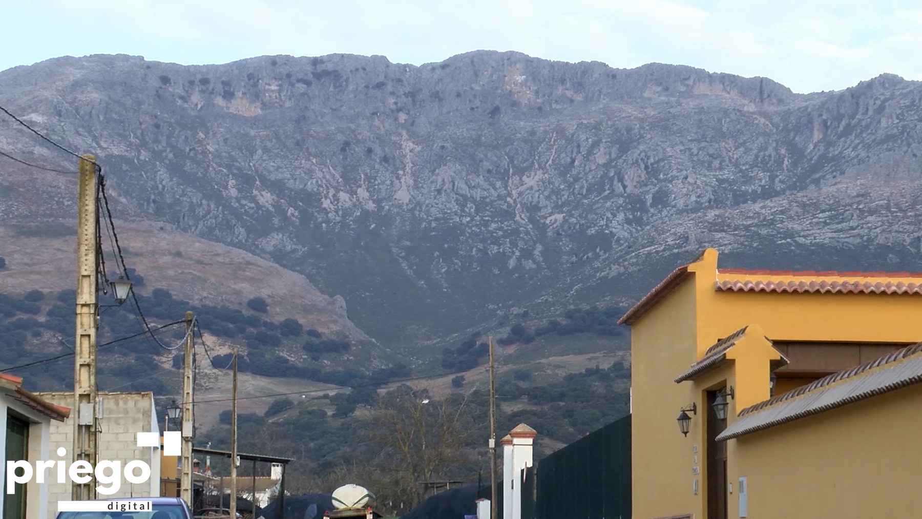 Vista de la Horconera desde la aldea de Las Lagunillas.