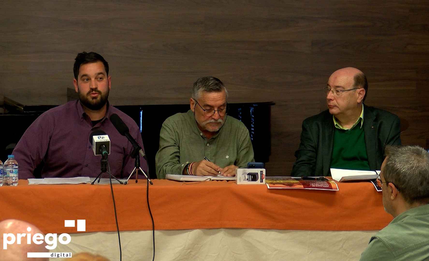 Salvador Corrales, Juan Antonio Almendros y Francisco Durán.