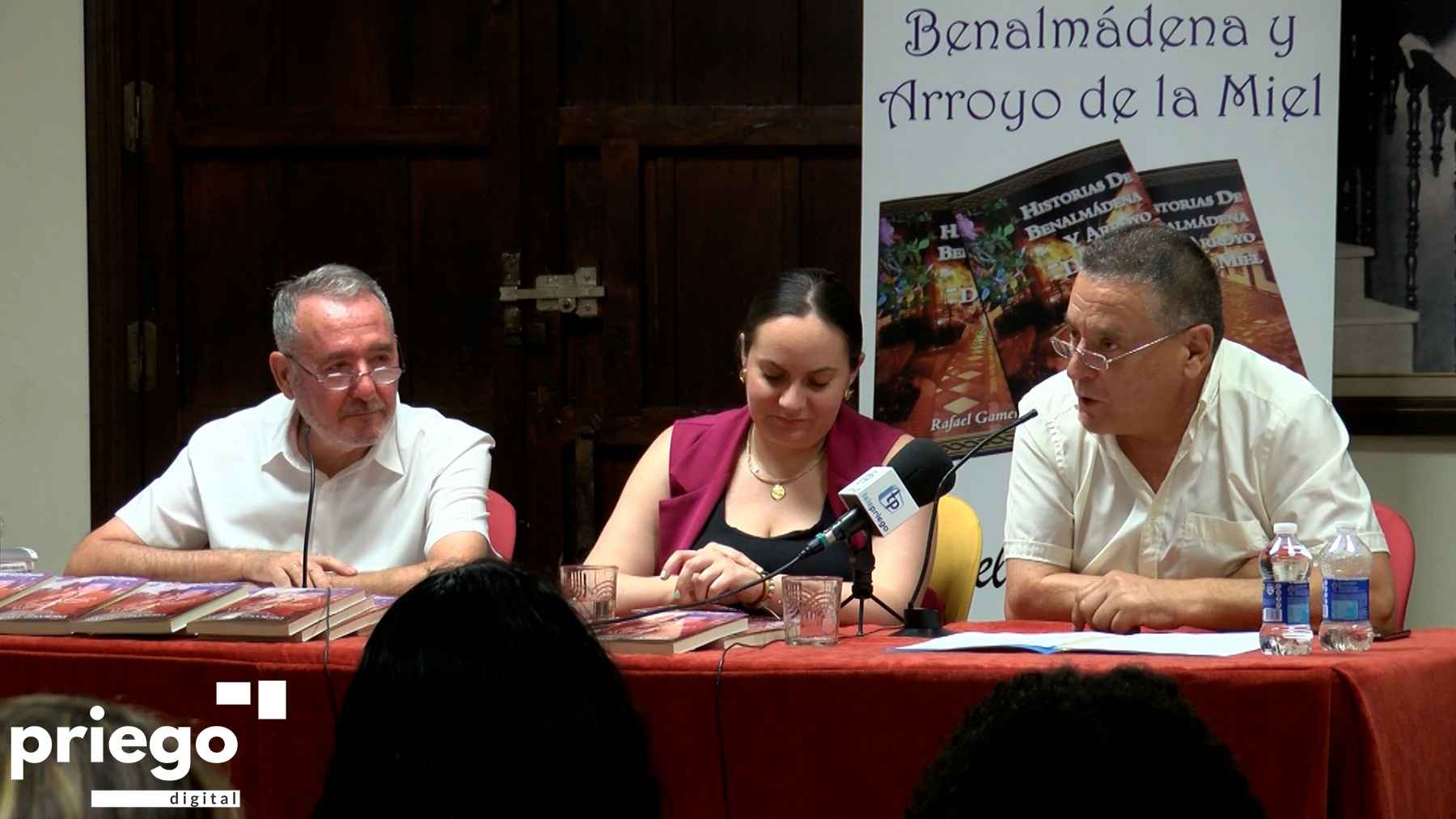 Gamero, Ramírez y Cuadros, ayer durante la presentación.