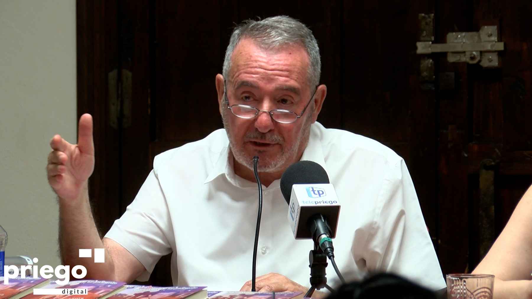 Rafael Gamero, ayer durante la presentación de su autobiografía.