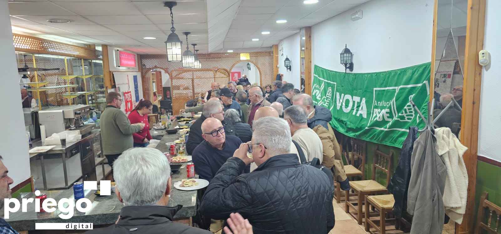 Imagen de la nueva sede del PSOE prieguense.