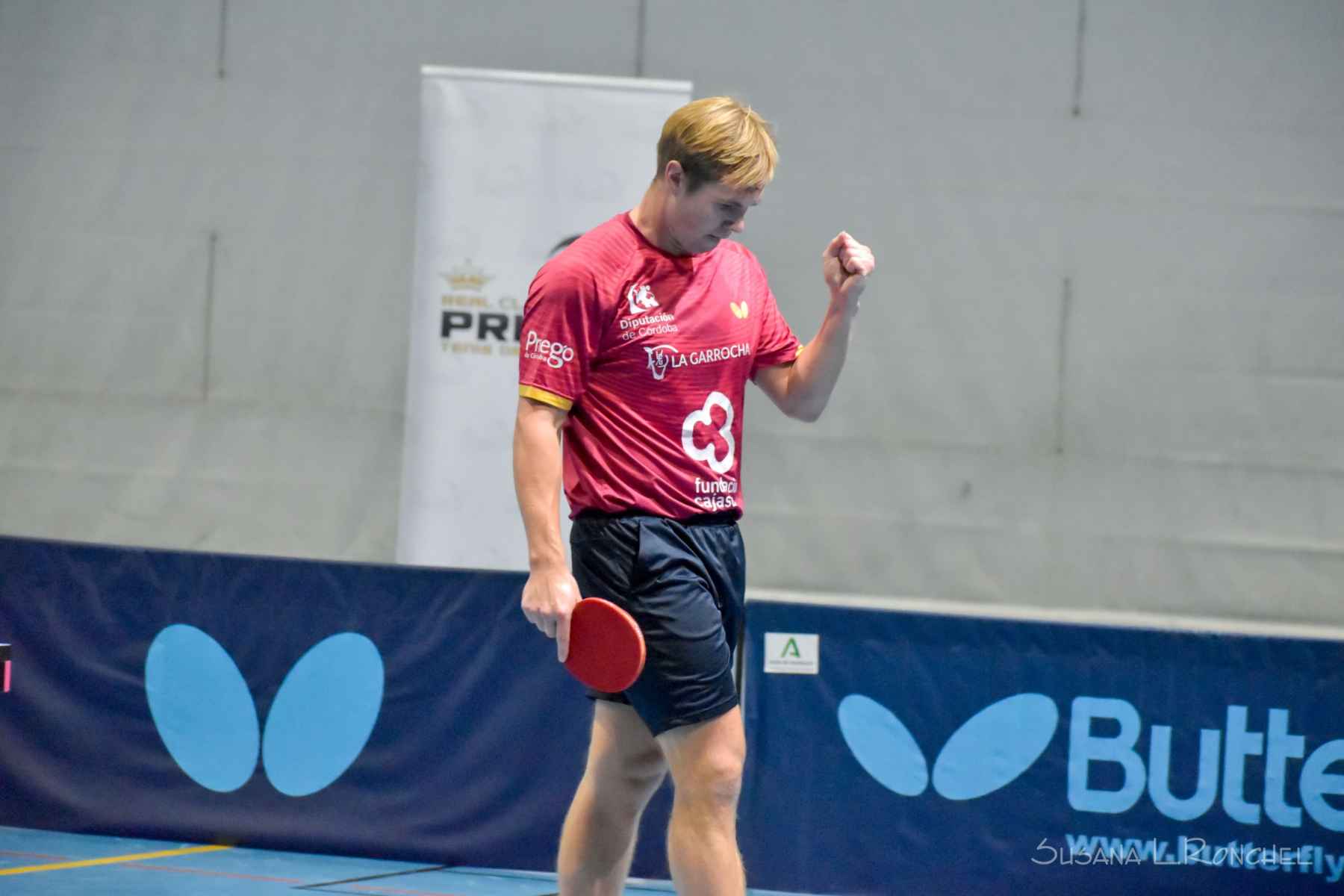 Soderlund, jugador del equipo prieguense.