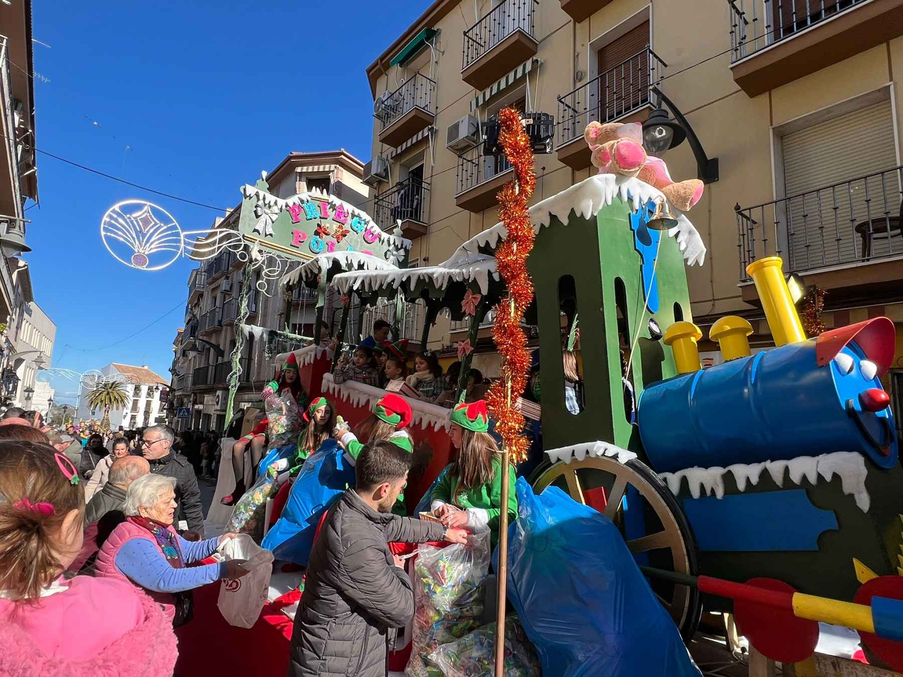 Cabalgata de Reyes Magos en Priego.