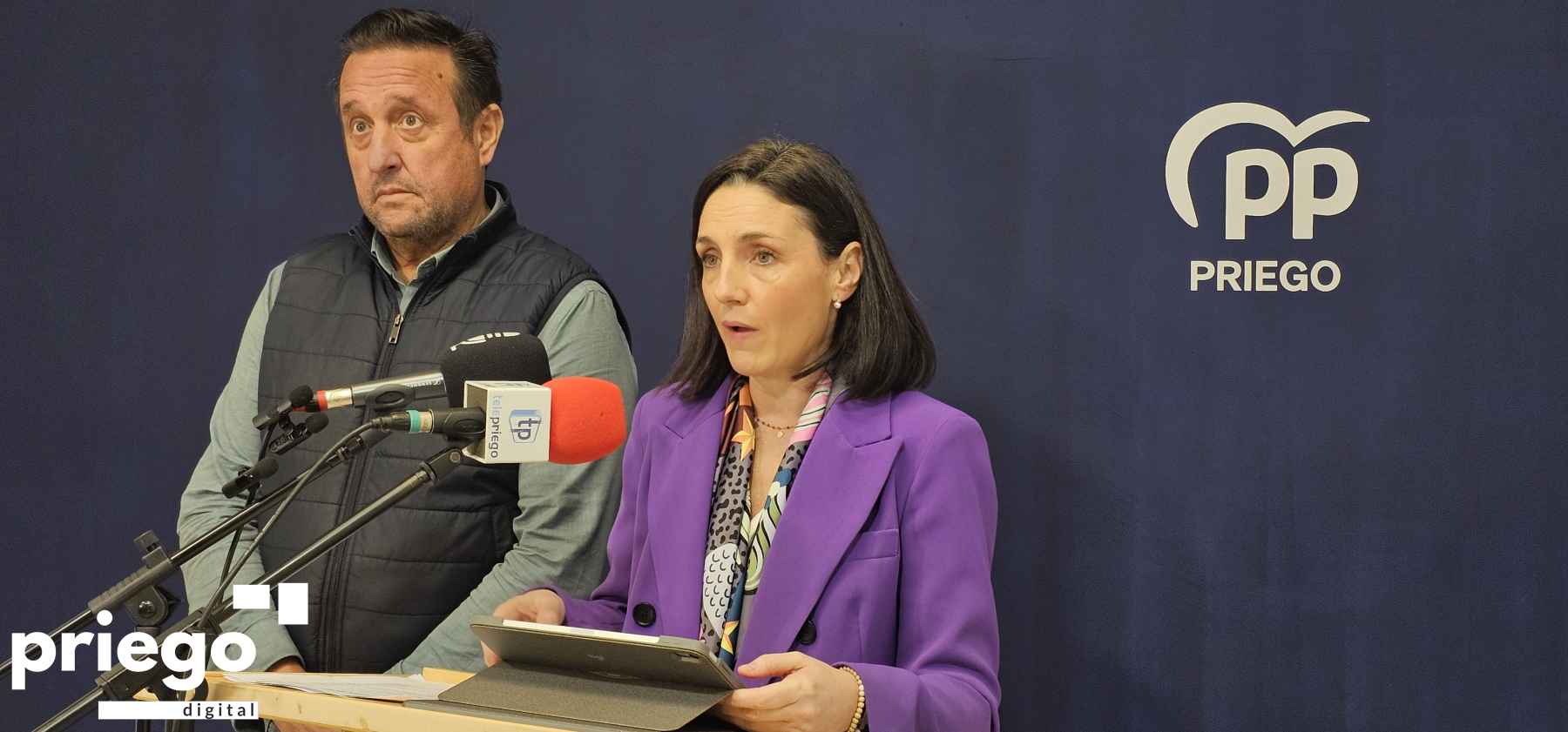 Ibáñez y Siles durante la rueda de prensa.
