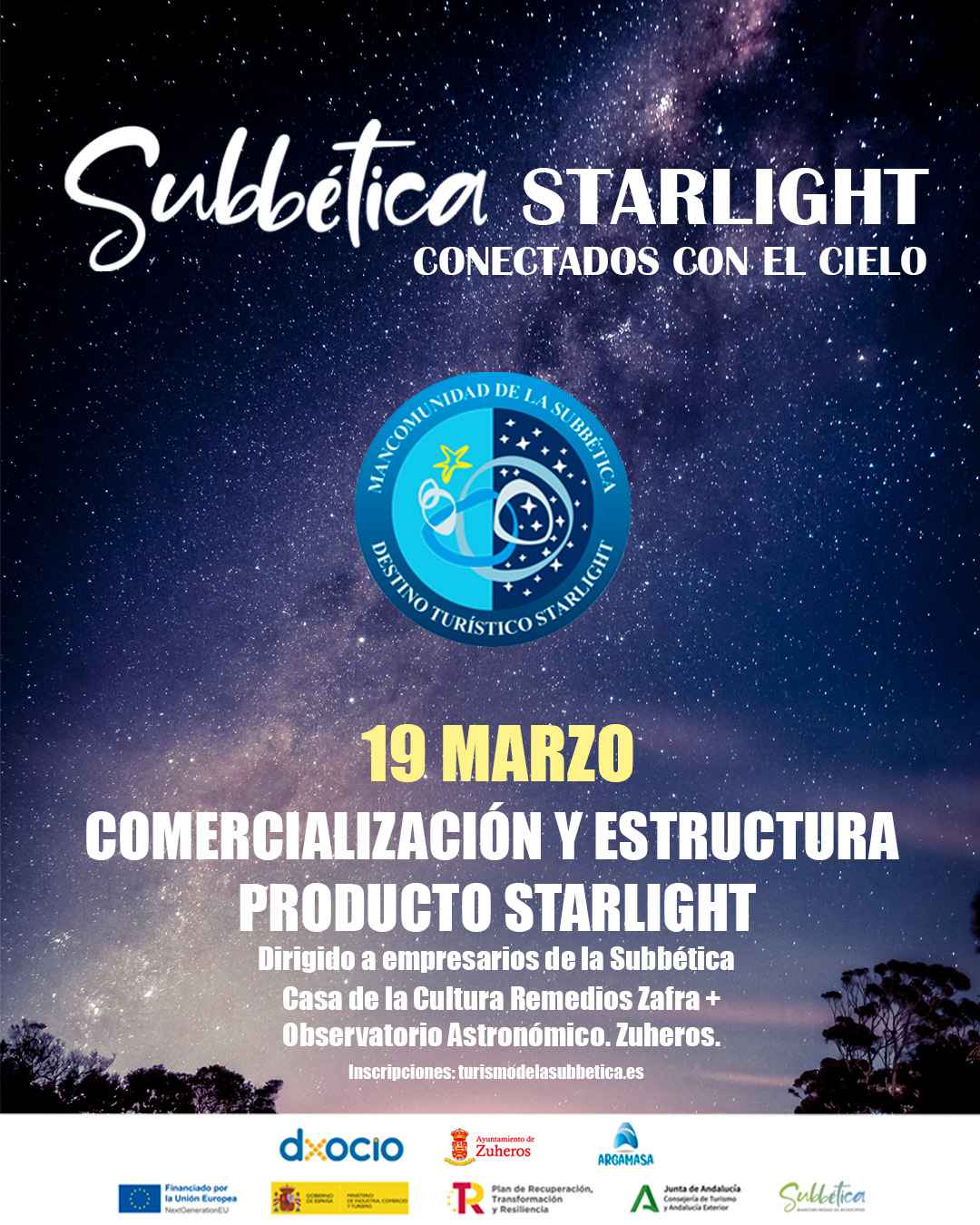 Cartel de la actividad.