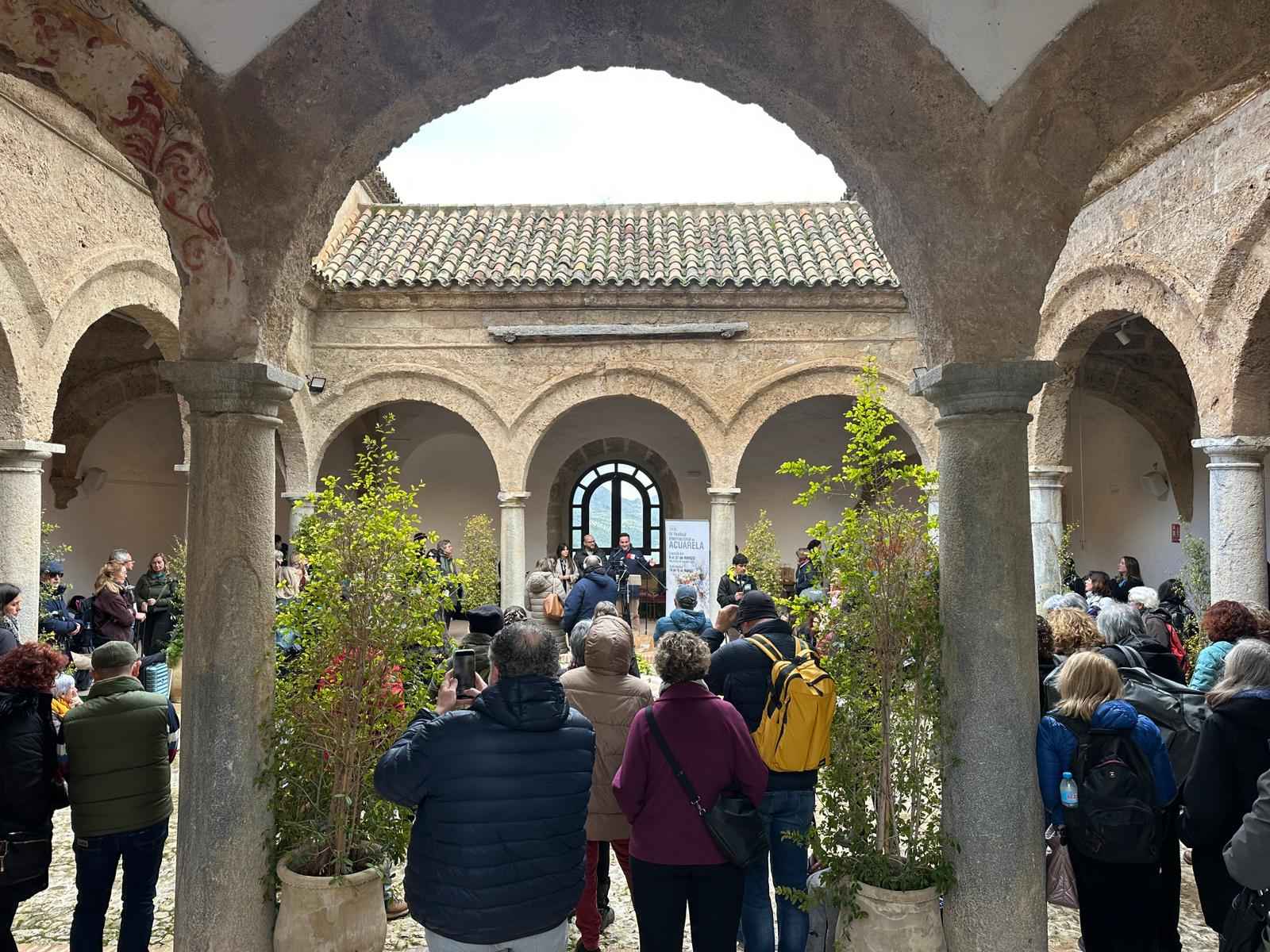 Las Carnicerías Reales durante el acto de bienvenida.