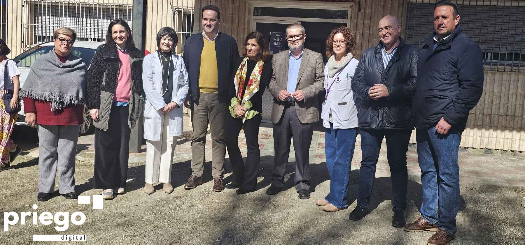 Visita a la zona de Urgencias del Centro de Salud de Priego.