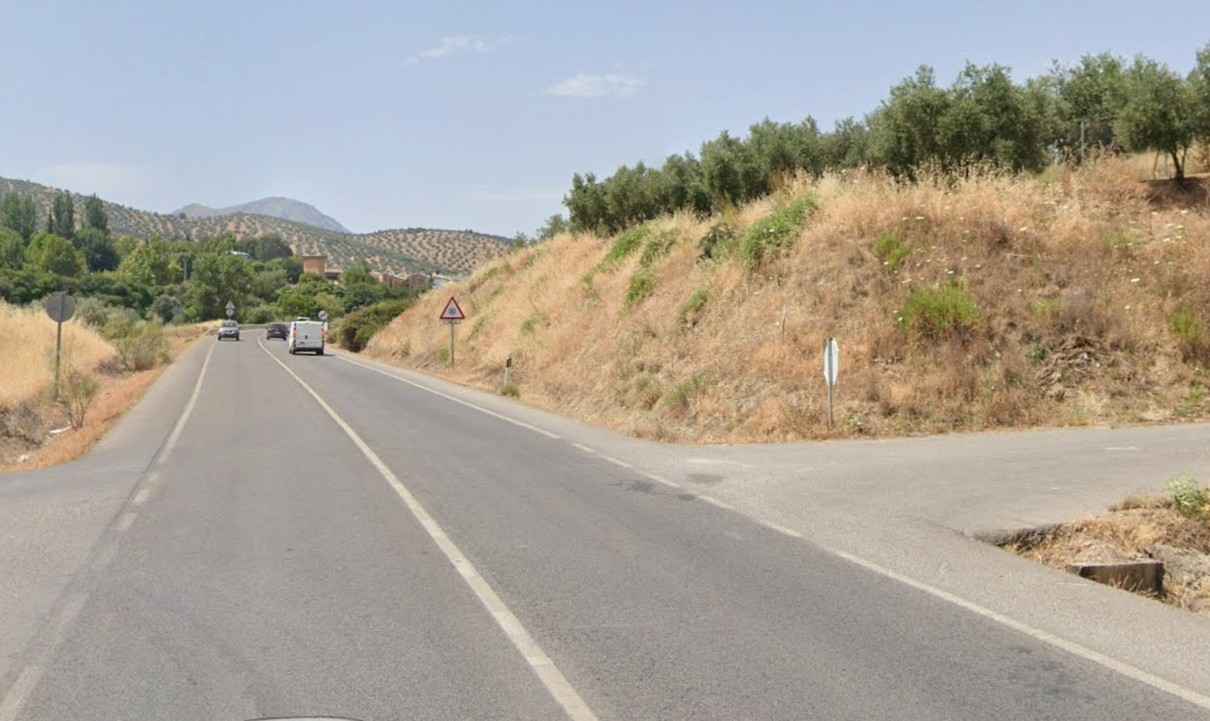 Punto kilométrico de la A339 donde se ha producido el accidente.