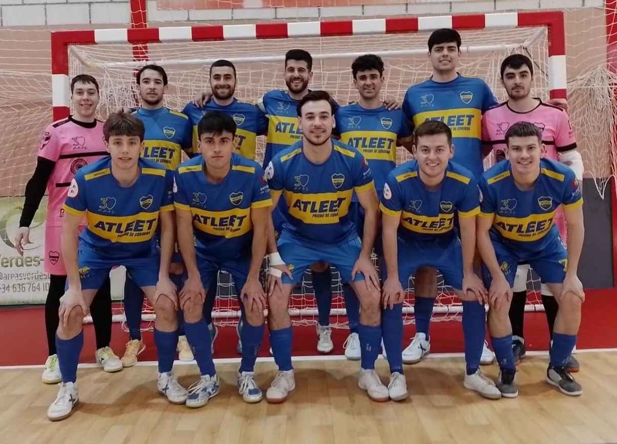 Formación del equipo prieguense en un partido de la presente temporada.