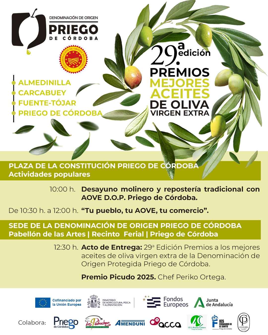 Cartel de la actividad.