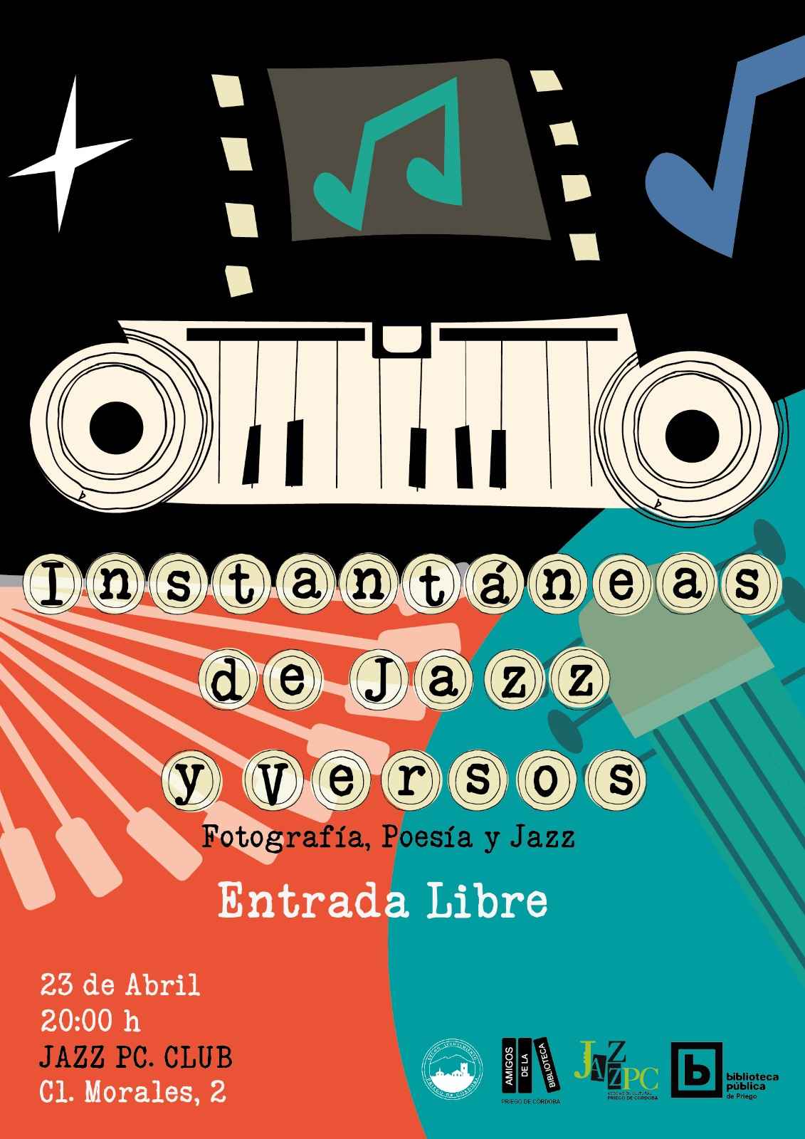 Cartel de la actividad del jueves.